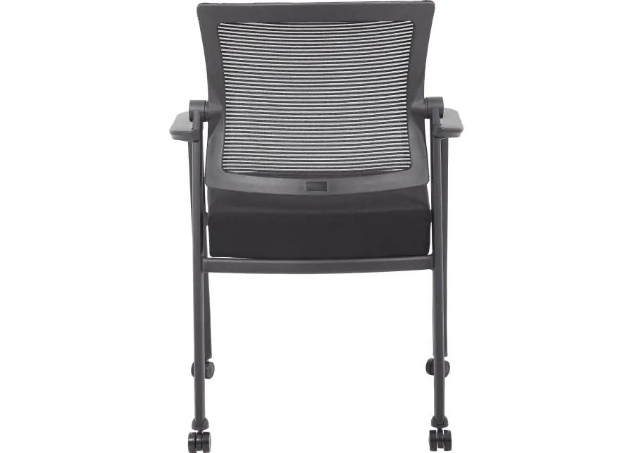 Boss Black Mesh Guest Chair