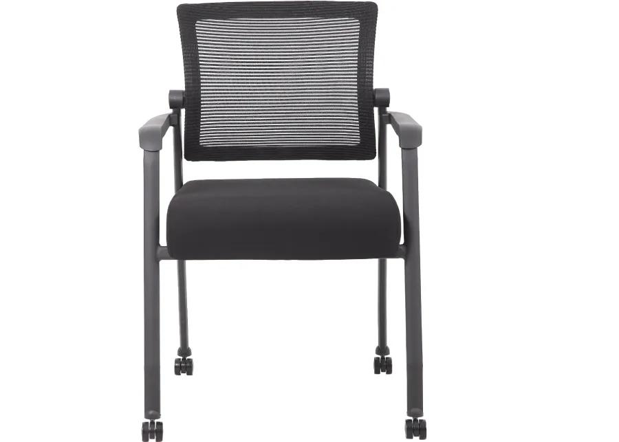 Boss Black Mesh Guest Chair