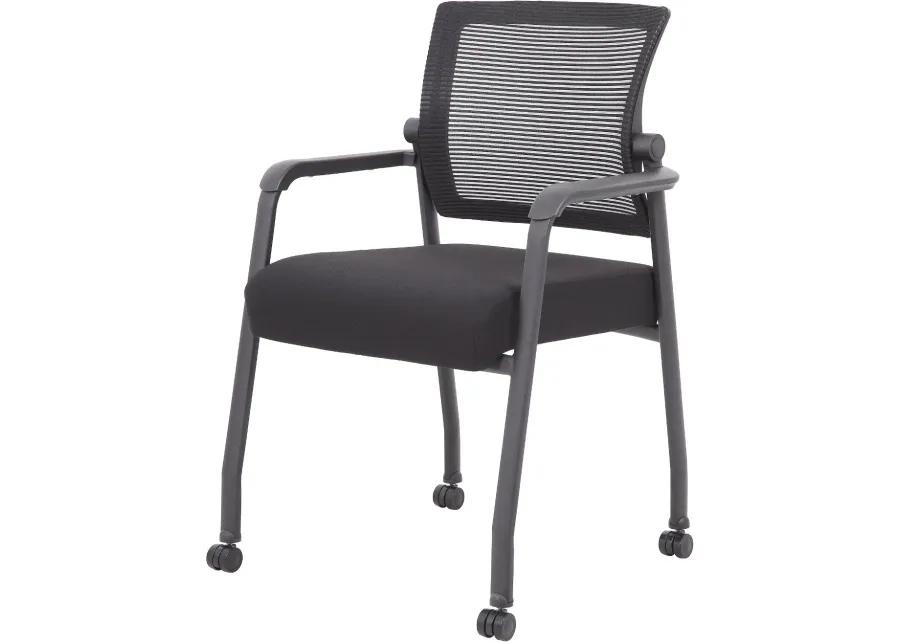 Boss Black Mesh Guest Chair