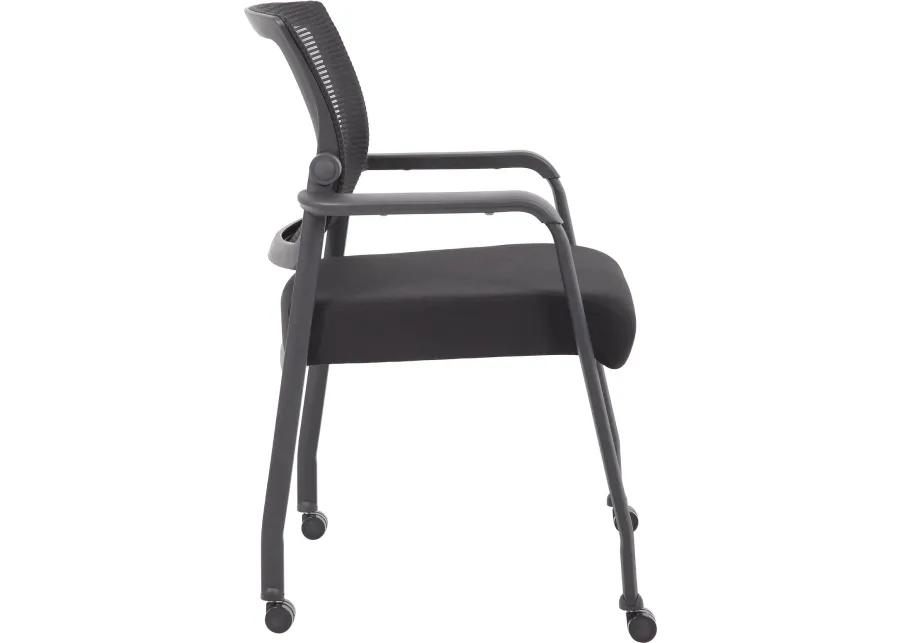 Boss Black Mesh Guest Chair