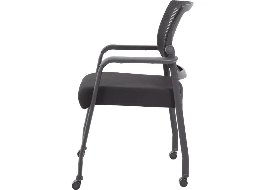 Boss Black Mesh Guest Chair