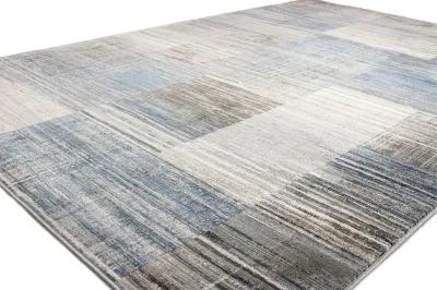 Laney Blue and Gray 9 x 12 Area Rug