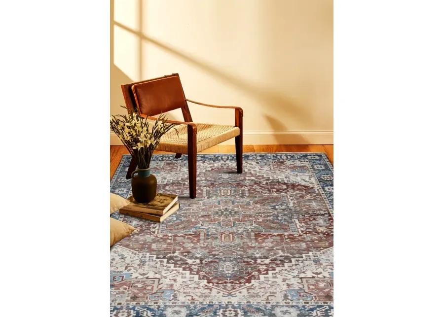 Gatlin Bohemian Rust 8 x 10 Area Rug