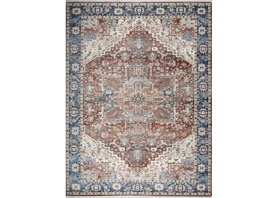 Gatlin Bohemian Rust 8 x 10 Area Rug