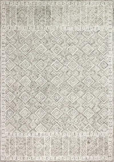 Nevin Taupe Geometric 4 x 6 Area Rug