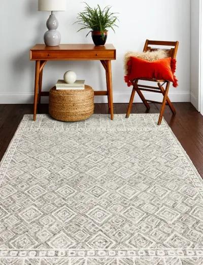 Nevin Taupe Geometric 5 x 8 Area Rug