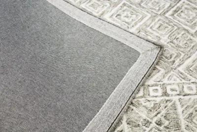 Nevin Taupe Geometric 5 x 8 Area Rug