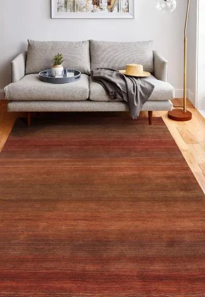 Sacramento Ombre Rust 5 x 8 Area Rug