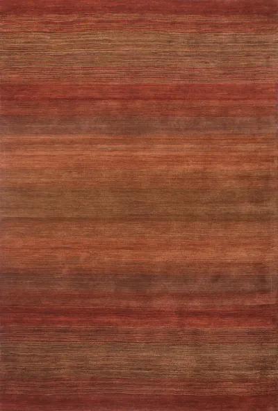 Sacramento Ombre Rust 5 x 8 Area Rug