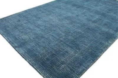 Joyce Blue Wool 5 x 8 Area Rug