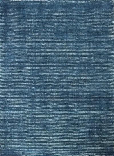 Joyce Blue Wool 5 x 8 Area Rug