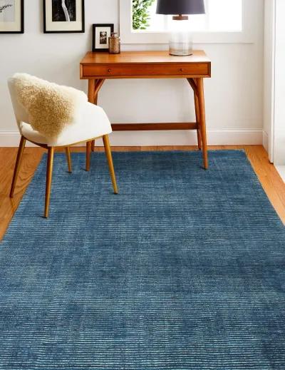 Joyce Blue Wool 9 x 12 Area Rug