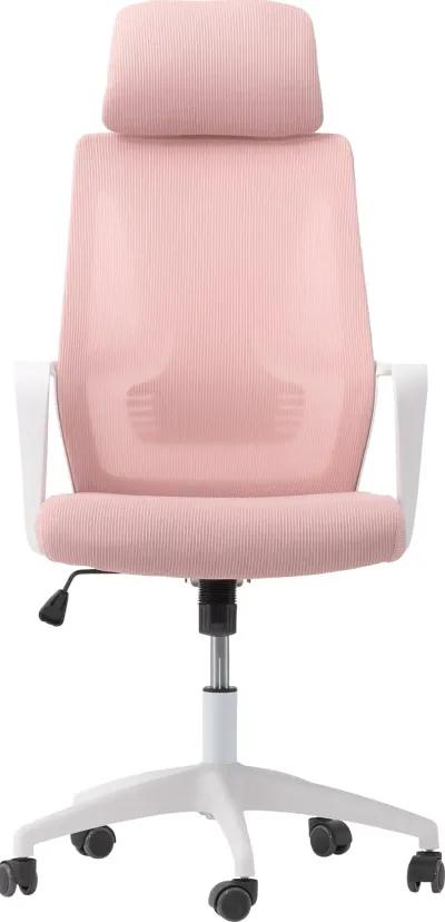 Workspace Pink Mesh Back Office Chair