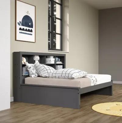 Gray Full Bookcase Daybed