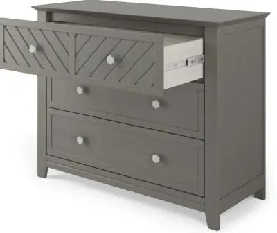 Atwood Lunar Gray 3-Drawer Dresser