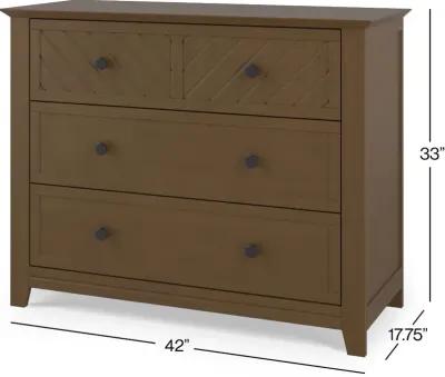 Atwood Cocoa Bean 3-Drawer Dresser