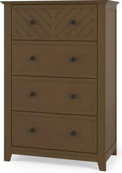 Atwood Cocoa Bean 4-Drawer Chest of Drawers