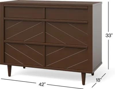 Surrey Hill Toasted Chestnut 3 Drawer Dresser