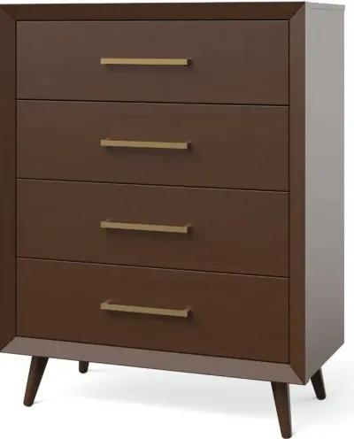 Cranbrook Toasted Chestnut 4-Drawer Chest of Drawers