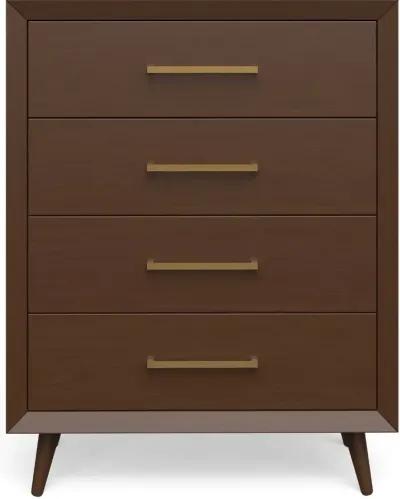 Cranbrook Toasted Chestnut 4-Drawer Chest of Drawers