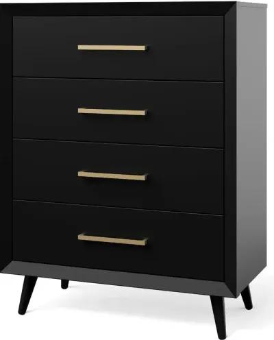 Cranbrook Ebony 4-Drawer Chest of Drawers