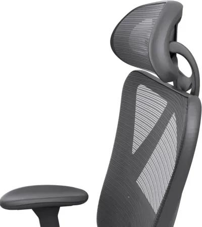 Domie Metal and Mesh Black Adjustable Office Chair