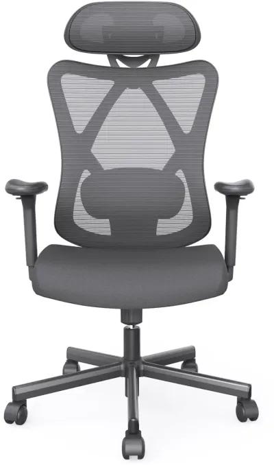 Domie Metal and Mesh Black Adjustable Office Chair