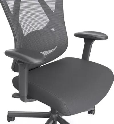 Domie Metal and Mesh Black Adjustable Office Chair