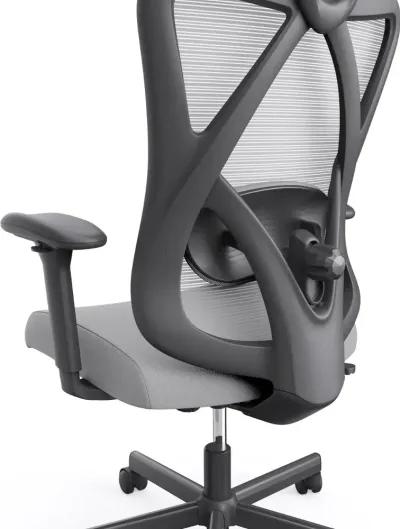 Domie Metal and Mesh Gray Adjustable Office Chair