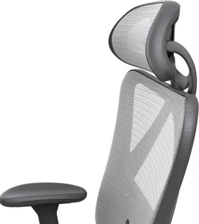 Domie Metal and Mesh Gray Adjustable Office Chair