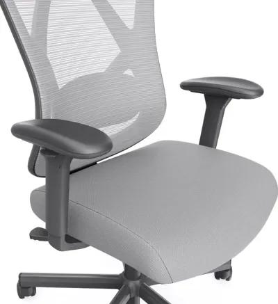 Domie Metal and Mesh Gray Adjustable Office Chair