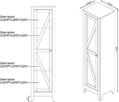 Prunda Reclaimed Oak Storage Cabinet