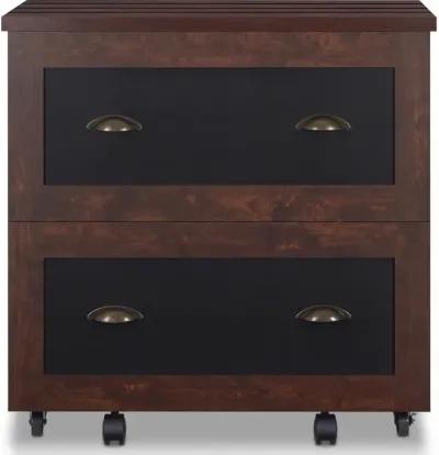 Waterford Vintage Walnut 2-Drawer File Cabinet