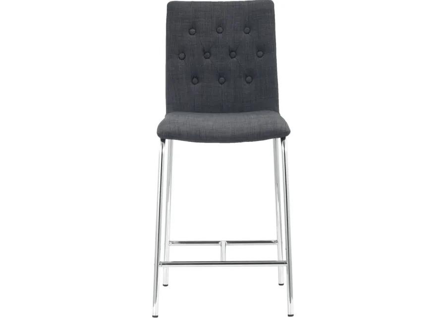 Uppsala Graphite Counter Height Stool, Set of 2