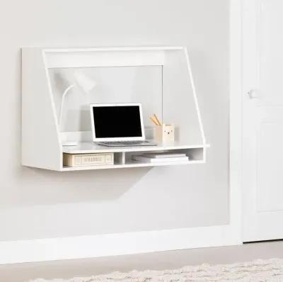 Hourra White Floating Desk - South Shore