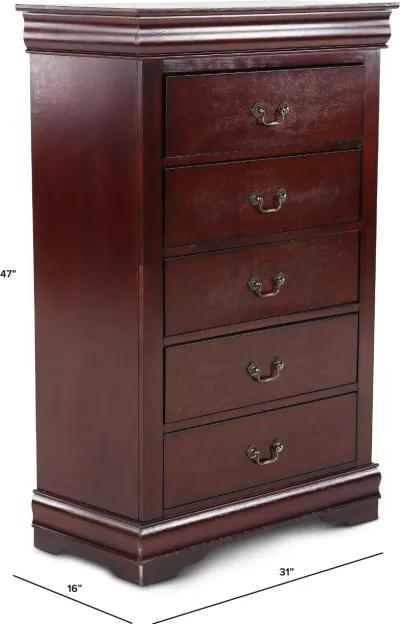 Louis Cherry Chest of Drawers