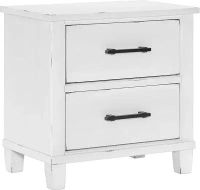 Laurelville White Nightstand