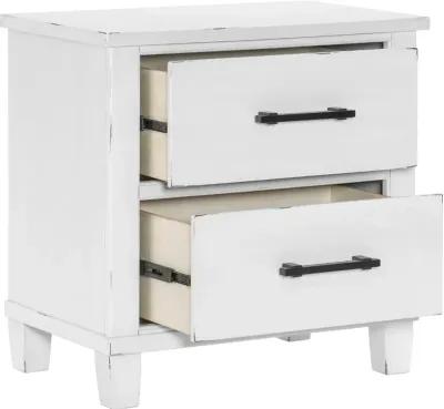 Laurelville White Nightstand