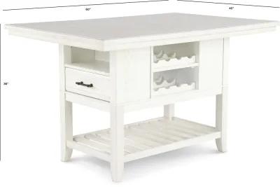 Willow White Counter Height Dining Table