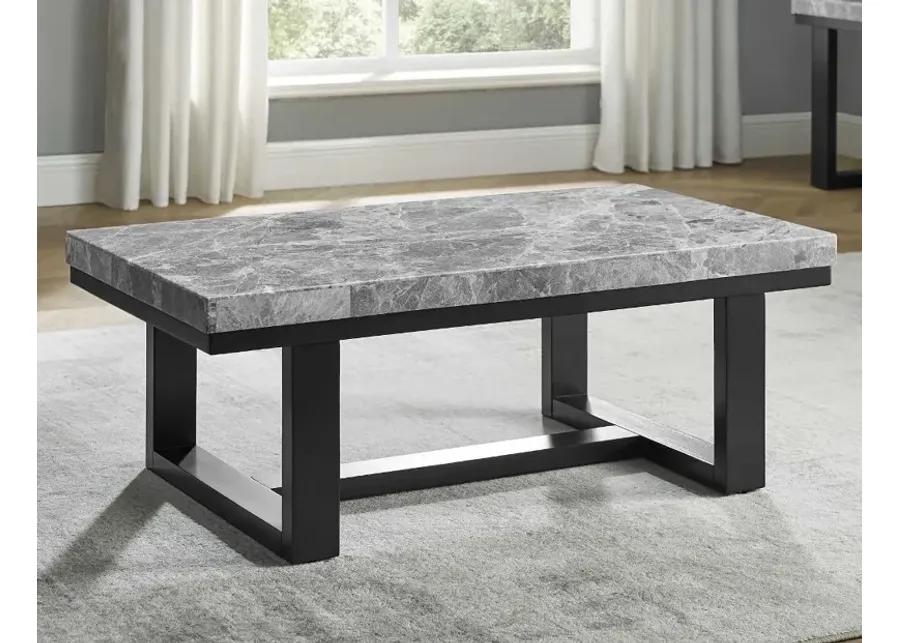 Luca Gray Marble Coffee Table