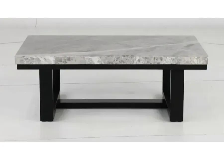 Luca Gray Marble Coffee Table