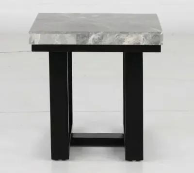 Luca Gray Marble End Table