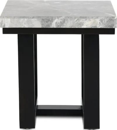 Luca Gray Marble End Table