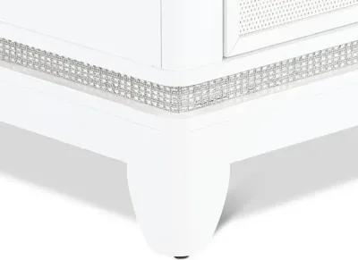 Celeste Sparkle White Chest of Drawers