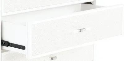 Celeste Sparkle White Chest of Drawers