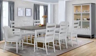 Coastal Farmhouse Gray 7 Piece Dining Set