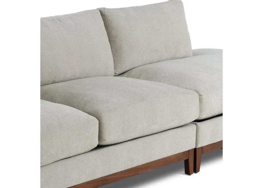 Kelsey Dove Beige 2 Piece Sectional