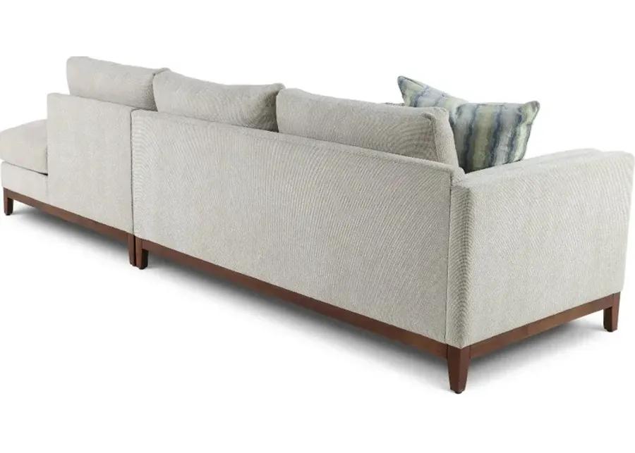 Kelsey Dove Beige 2 Piece Sectional