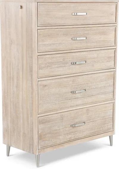 Morgan Acacia Wood Chest of Drawers