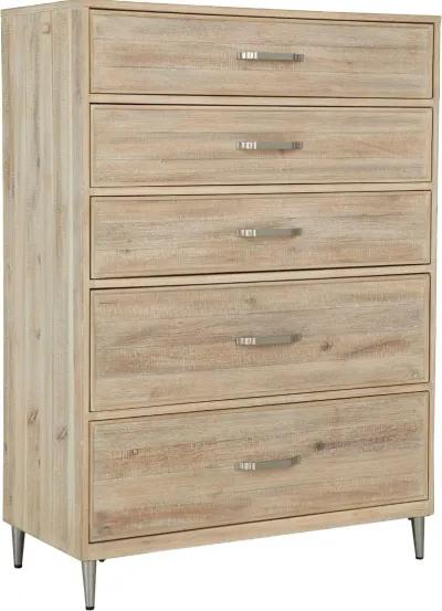 Morgan Acacia Wood Chest of Drawers